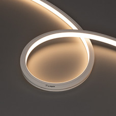 Лента герметичная MOONLIGHT-TOP-X320-13x12mm 24V Warm3000 (5 W/m, IP67, sauna, 15m, wire x2) (Arlight, Вывод вниз, 3 года)