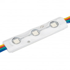 Модуль герметичный ARL-ORION-R07-12V RGB (5050, 3 LED)