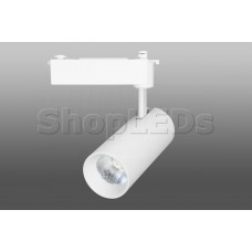 Трековый светодиодный светильник DT-149 (15W, 4100K, однофазный, белый корпус)